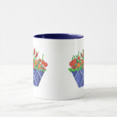 "Lydia花束"のマグ マグカップ (中央)