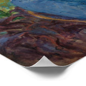 Lydia Crocheting in the Garden at Marly ポスター (角)