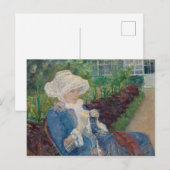 Lydia Crocheting in the Garden at Marly ポストカード (正面/裏面)