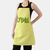 Lydia Name Kiwi Design Küchenschürze Schürze エプロン (インサイチュ)