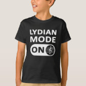Lydian Music Mode On - kids' Tシャツ (正面)