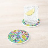 Lydia's Art Sangriaによるカラフルな楽しみ コースター (側面)