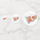Lydia's Art SangriaによるCheerful Heart コンフェッティ (正面)
