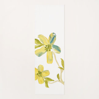 Lydia's Art SangriaによるCreamy Petals ヨガマット