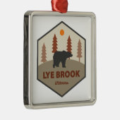 Lye Brook Wilderness Vermont Bear メタルオーナメント (右)