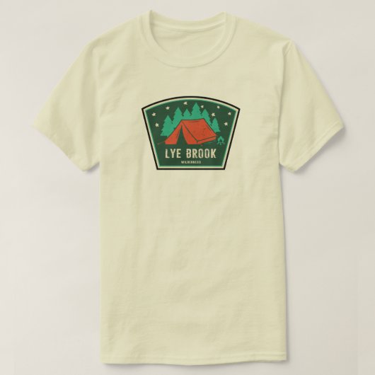 Lye Brook Wilderness Vermont Camping Tシャツ (デザイン正面)