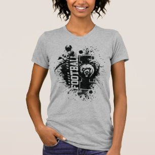 LYFL 04 女性用ブラックラッグランジセンロゴ Tシャツ