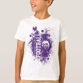 LYFL 05 |キッズパープルラセグランジンロゴ Tシャツ (正面)