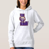 LYFL 07 |ウィメンズパープルカスタムラッセンサブマーク パーカ (正面)