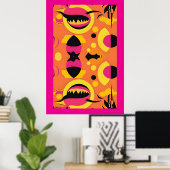 Lying Flat or Flat Out Lying ポスター (ホームオフィス)