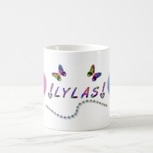 LYLAS愛姉妹を好みます コーヒーマグカップ (中央)