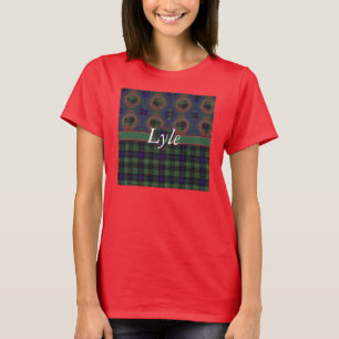 Lyleの一族の格子縞のスコットランドのキルトのタータンチェック Tシャツ