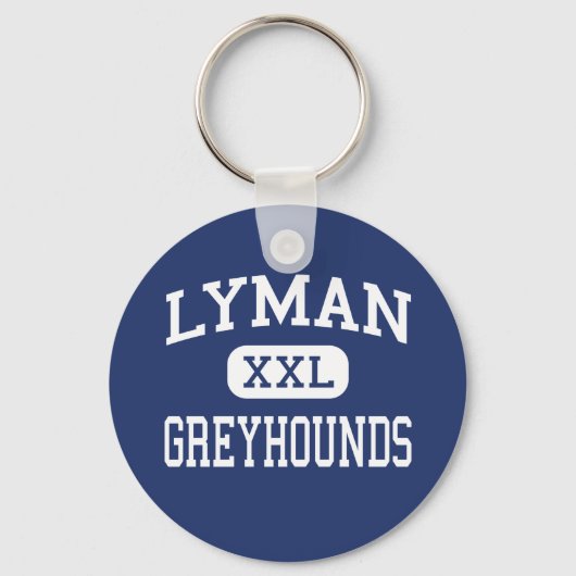 Lyman - Greyhounds - High - Longwood Florida キーホルダー (正面)