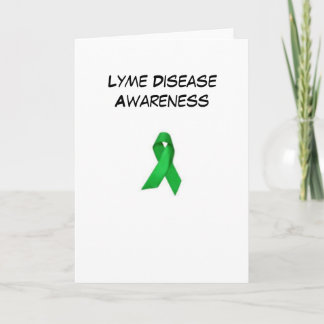 Lymeの認識度Notecard カード