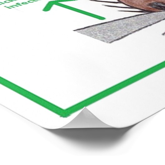 Lyme用のティックポスターを削除する認識度 ポスター (角)