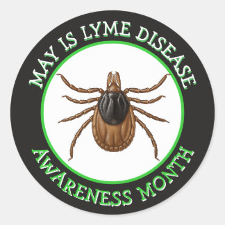 Lyme Disease Awareness Month | Deer Tick  ラウンドシール