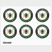 Lyme Disease Awareness Month | Deer Tick  ラウンドシール (シート)