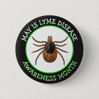Lyme Disease Awareness Month | Deer Tick  缶バッジ