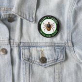Lyme Disease Awareness Month | Deer Tick  缶バッジ (インサイチュ)