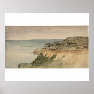 Lyme Regis、ドーセット、c.1797 (w/c texの鉛筆に ポスター
