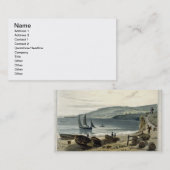 Lyme Regis、Charmouthから、「旅行からのドーセット、 名刺 (正面/裏面)