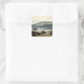 Lyme Regis, Charmouth, Dorset, 'A Voyage スクエアシール (バッグ)