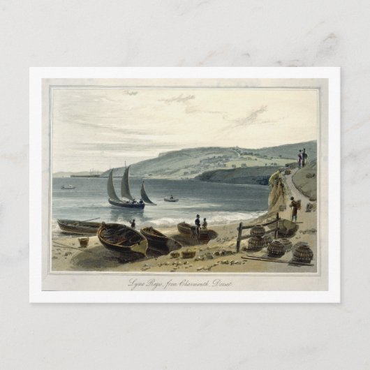 Lyme Regis, Charmouth, Dorset, 'A Voyage ポストカード (正面)
