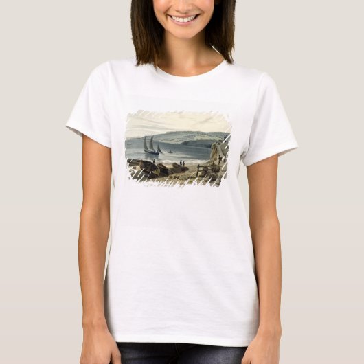 Lyme Regis, Charmouth, Dorset, 'A Voyage Tシャツ (正面)