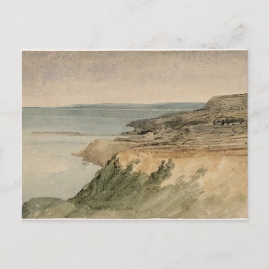Lyme Regis, Dorset, c.1797 (x上の鉛筆の上にx/c ポストカード (正面)