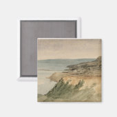 Lyme Regis, Dorset, c.1797 (x上の鉛筆の上にx/c マグネット (正面/裏面)