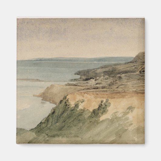 Lyme Regis, Dorset, c.1797 (x上の鉛筆の上にx/c マグネット (正面)