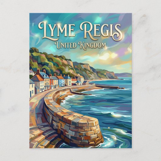 Lyme Regis United Kingdom ポストカード (正面)