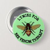 Lymies for Bee Venomセラピーボタン 缶バッジ (正面&裏面)
