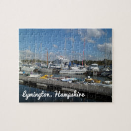 Lymington Hampshire Sailing Boats in Marina ジグソーパズル