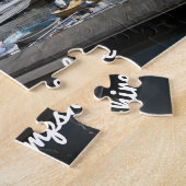 Lymington Hampshire Sailing Boats in Marina ジグソーパズル (側面)