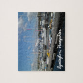 Lymington Hampshire Sailing Boats in Marina ジグソーパズル (縦)