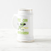 Lymphedemaのマグの小便 ビールジョッキ (正面左)