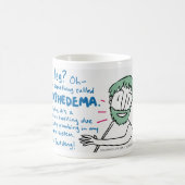 Lymphsplainingのマグ-短い答え コーヒーマグカップ (中央)