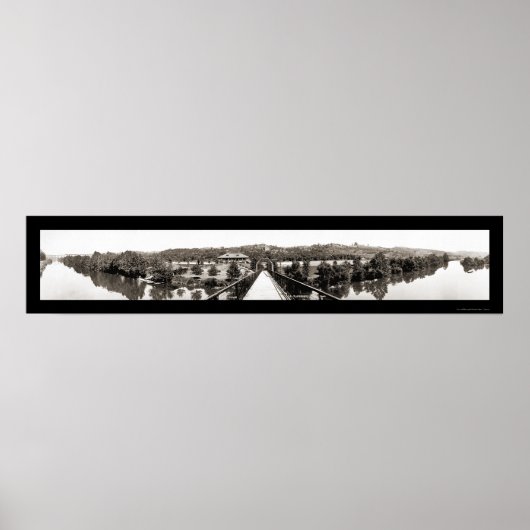 Lynchburg VA写真1920 ポスター (正面)