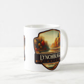Lynchburg, Virginia | ヴィンテージ コーヒーマグカップ (正面右)