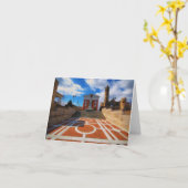 Lynchburg Virginia Steps of the City copy カード (黄色い花)