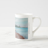 Lyndeの入り江の口-骨灰磁器のマグ ボーンチャイナマグカップ (右)