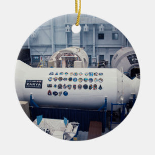 Lyndon B.ジョンソンの宇宙センター セラミックオーナメント