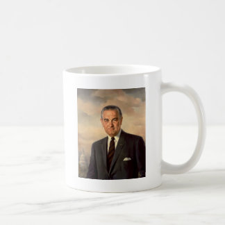 Lyndon Johnsonの役人のポートレート コーヒーマグカップ