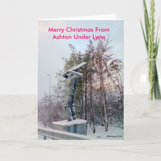 Lyneの下のAshtonからのメリークリスマス シーズンカード (正面)
