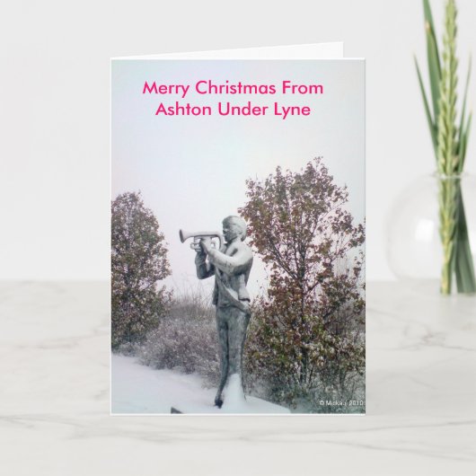 Lyne 22の下のAshtonからのメリークリスマス シーズンカード (正面)