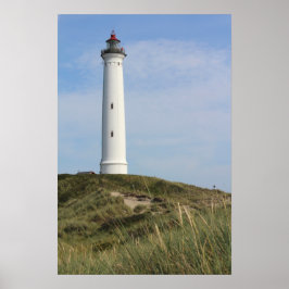 Lyngvig Fyr, Light house, Ringkobing, Denmark ポスター