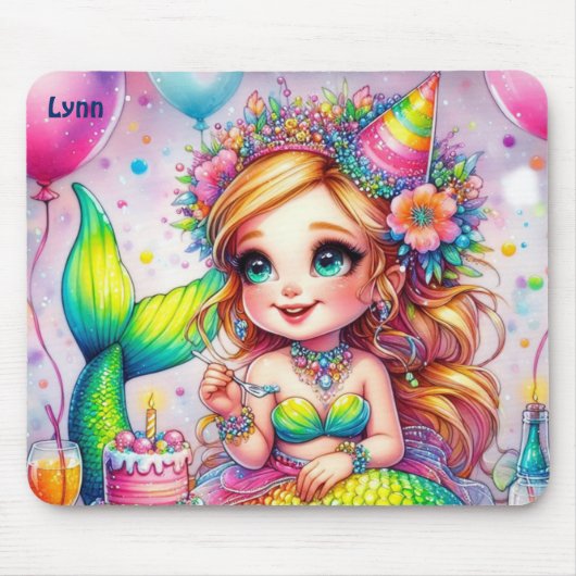 LYNN ~若い人魚かわいらし~ マウスパッド (正面)