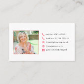 Lynneジェームスの名刺 名刺 (裏面)