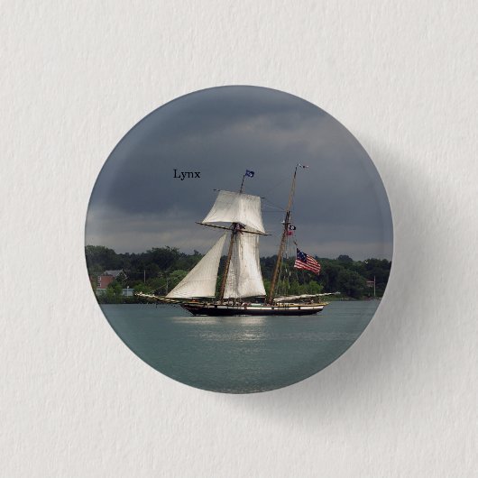 Lynxボタン 缶バッジ (正面)